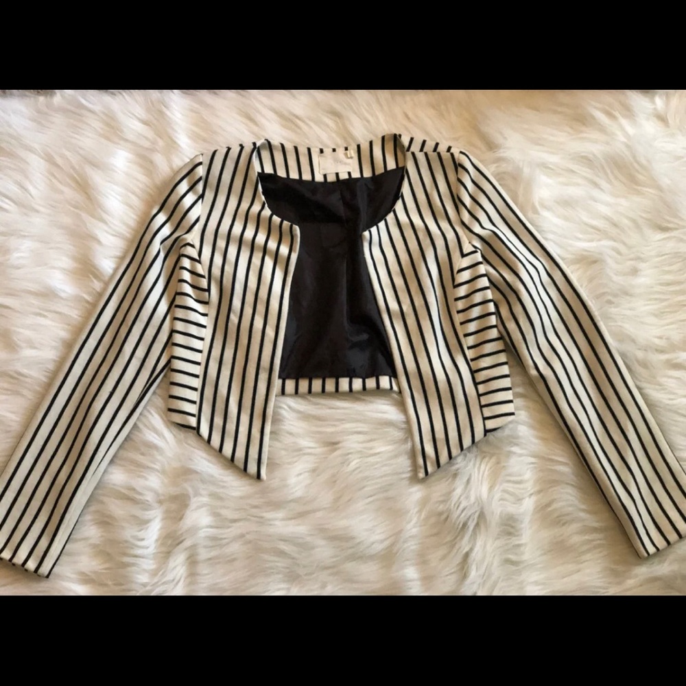 White and black Blazer